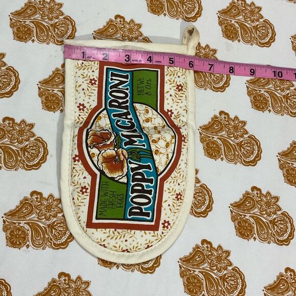 Vintage 1970s Cannon Potholder & Kitchen Mitt Dish Hand Towel Set Made in USA - Picture 10 of 10